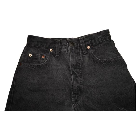 Vintage Levi’s 851 Black Cutoff Shorts — Made in USA (W28 L30) - Picture 3 of 13